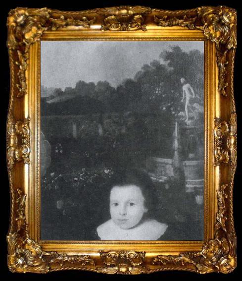 framed  unknow artist Lady Cotton and her son, ta009-2
